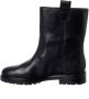 Ralph Lauren Zwarte polyester laarzen met contrastdetails Black Dames - Thumbnail 7