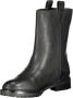 Ralph Lauren Slip-on Leren Enkellaarzen Zwart Dames - Thumbnail 2