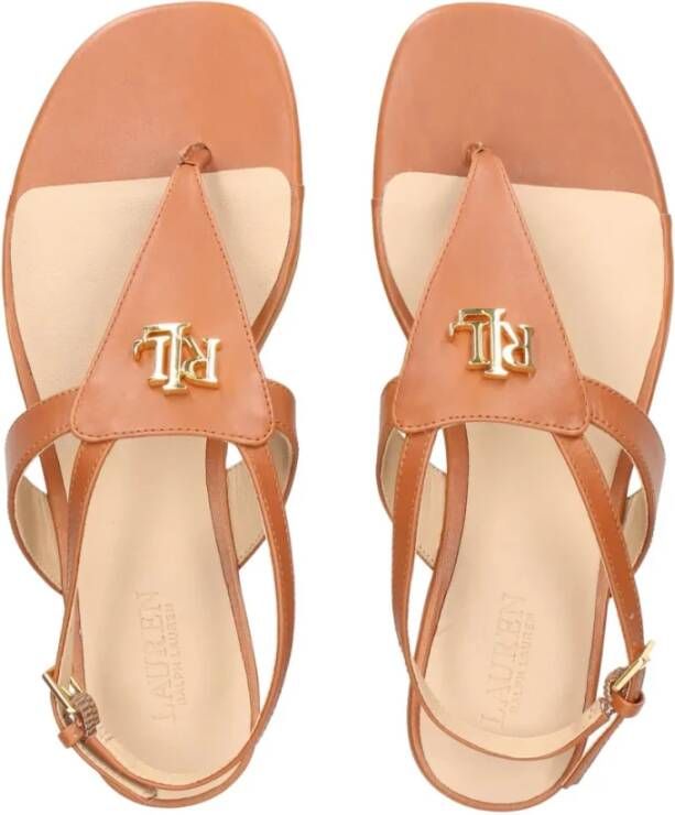 Ralph Lauren Everley sandalen platte sandaal