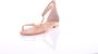Ralph Lauren Dames leren platte sandalen met kettingdetail Beige Dames - Thumbnail 7