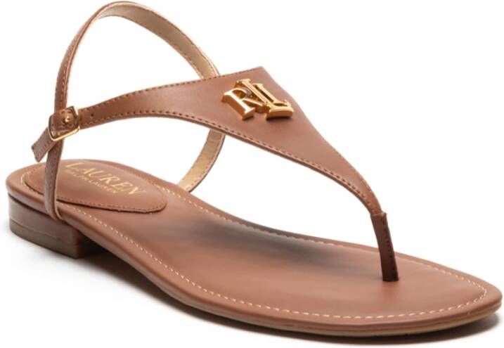 Ralph Lauren Flat Sandals Bruin Dames