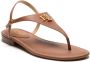 Polo Ralph Lauren Casual Camel Leren Dames Sandalen Brown Dames - Thumbnail 11