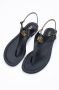 Polo Ralph Lauren Dames sandalen an zwart leer Black Dames - Thumbnail 14