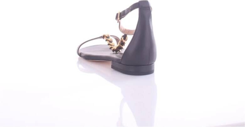 Ralph Lauren Platte sandalen Zwart Dames