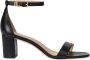 Ralph Lauren Gebrande leren sandaal schoenen Black Dames - Thumbnail 5