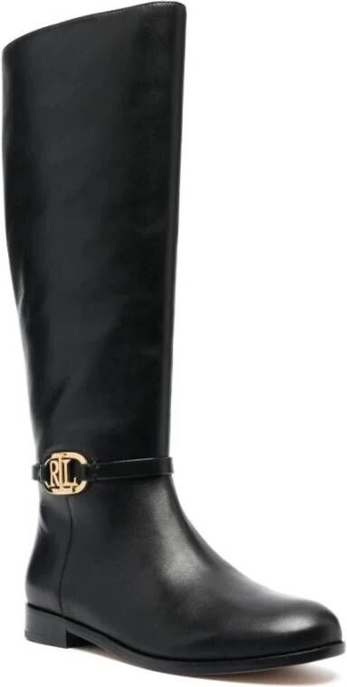 Ralph Lauren High Boots Black Dames