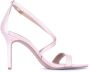 Ralph Lauren Verhoog je zomerse stijl met hoge hak sandalen Roze Dames - Thumbnail 4