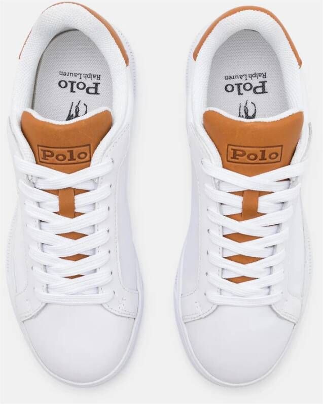 Ralph Lauren Klassieke Heritage Court II Sneakers Wit Dames