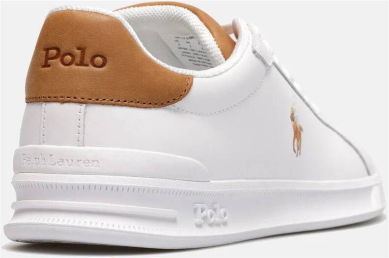 Ralph Lauren Klassieke Heritage Court II Sneakers Wit Dames