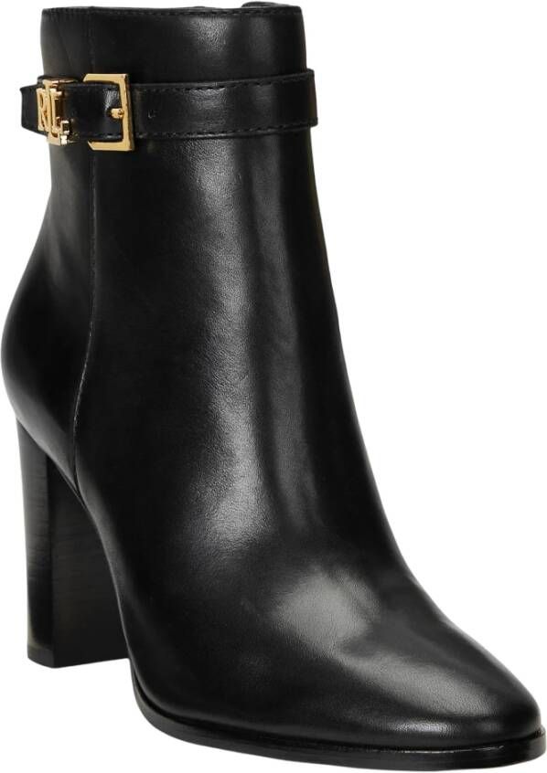 Ralph Lauren Bailey Hakken Laars Black Dames