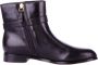 Lauren Ralph Lauren Leren boots met labelapplicatie model 'BROOKE' - Thumbnail 5