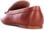 Ralph Lauren Leren Mocassins Logo Voorkant Rubberen Zool Brown Dames - Thumbnail 5