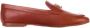 Ralph Lauren Leren Mocassins Logo Voorkant Rubberen Zool Brown Dames - Thumbnail 7