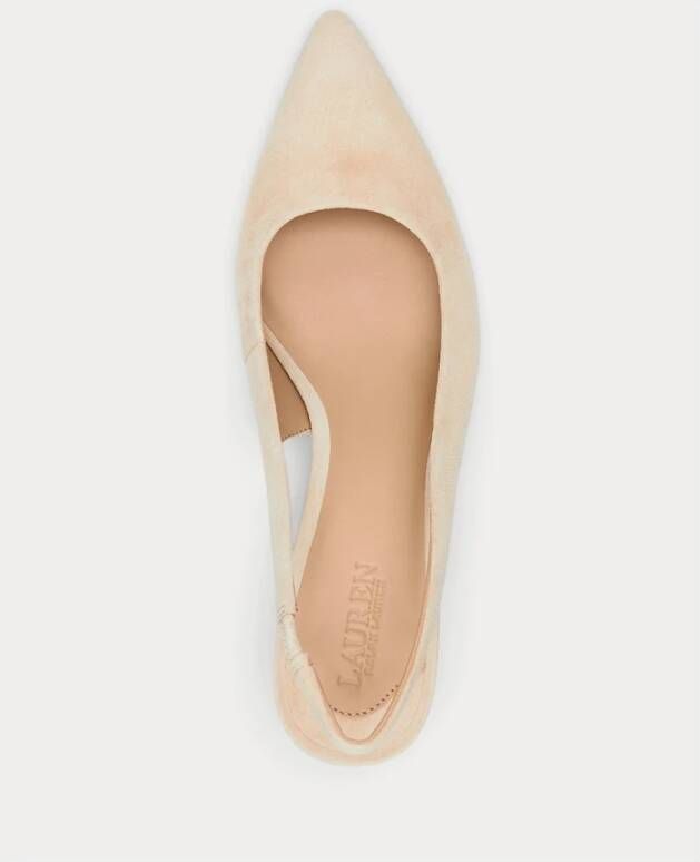 Ralph Lauren Lolah II Suede Slingback Pumps
