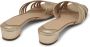 Ralph Lauren Metallic Leren Sandalen - Thumbnail 2