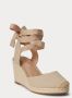 Lauren Ralph Lauren Espadrilles met hoge hak model 'PAISLEE' - Thumbnail 2