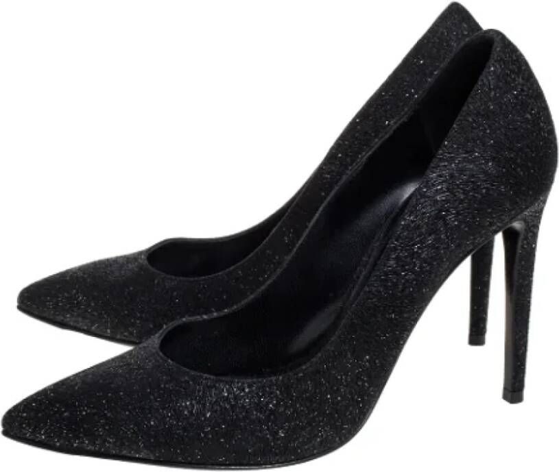 Ralph Lauren Pre-owned Fabric heels Black Dames