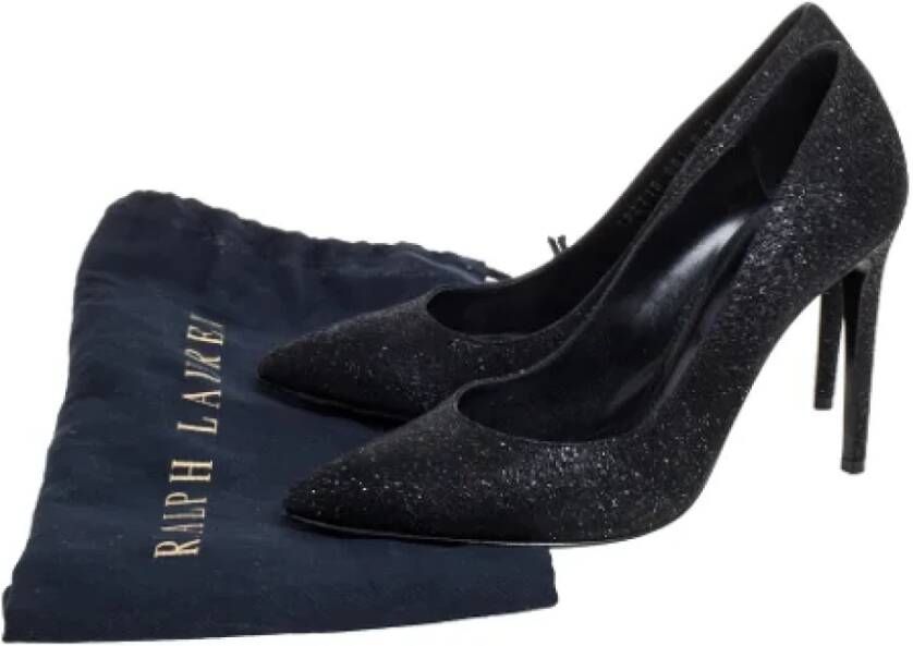 Ralph Lauren Pre-owned Fabric heels Black Dames