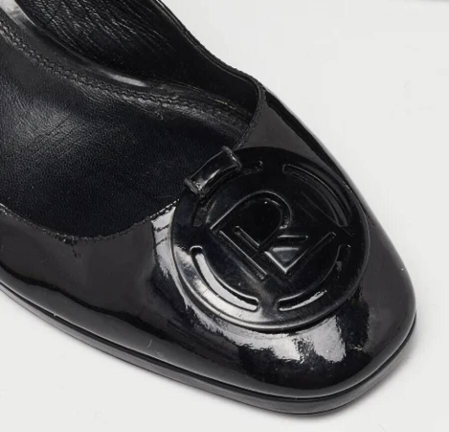 Ralph Lauren Pre-owned Leather heels Black Dames