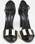 Ralph Lauren Pre-owned Leather sandals Black Dames - Thumbnail 3