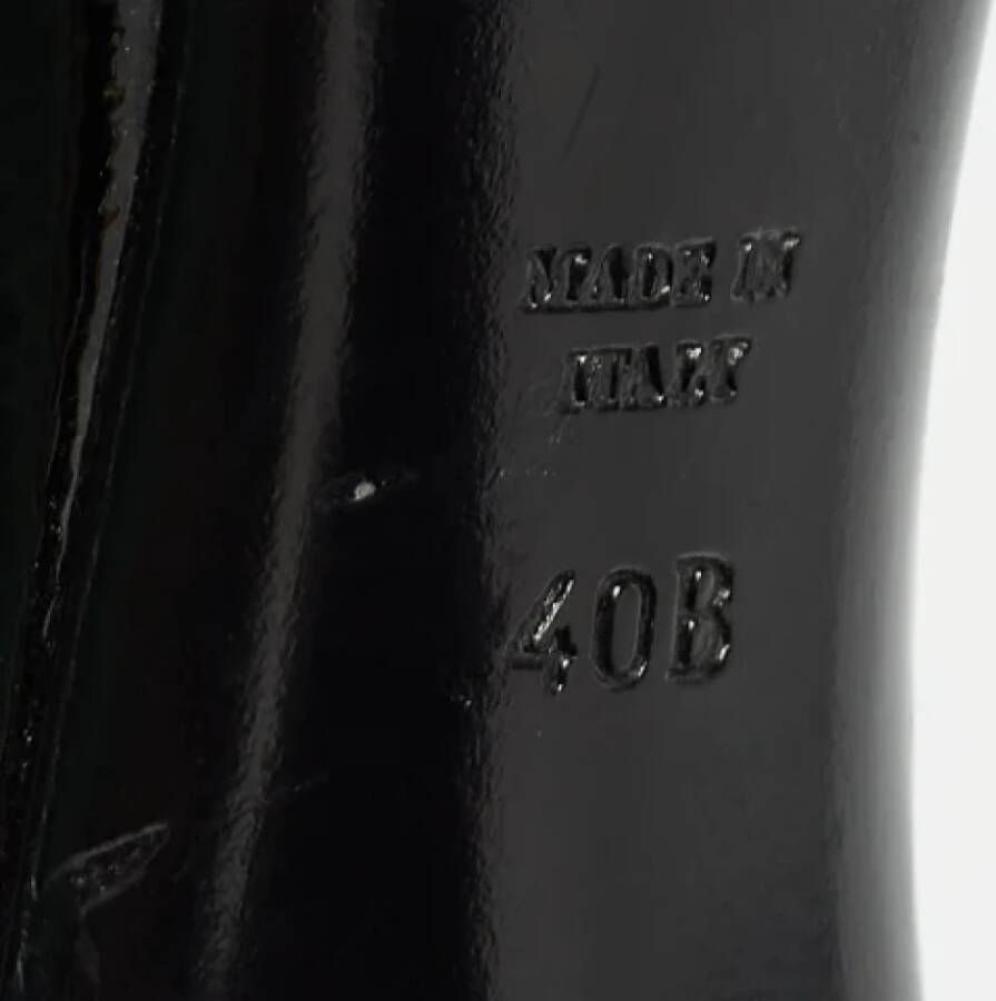Ralph Lauren Pre-owned Leather sandals Black Dames