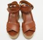 Ralph Lauren Pre-owned Leather sandals Brown Dames - Thumbnail 3
