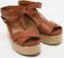 Ralph Lauren Pre-owned Leather sandals Brown Dames - Thumbnail 4