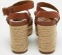 Ralph Lauren Pre-owned Leather sandals Brown Dames - Thumbnail 5