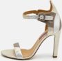 Ralph Lauren Pre-owned Leather sandals Gray Dames - Thumbnail 2