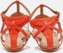 Ralph Lauren Pre-owned Leather sandals Orange Dames - Thumbnail 5