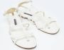Ralph Lauren Pre-owned Leather sandals White Dames - Thumbnail 4