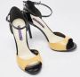 Ralph Lauren Pre-owned Leather sandals Yellow Dames - Thumbnail 4