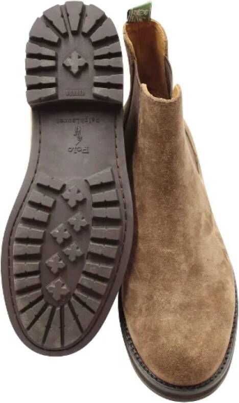Ralph Lauren Pre-owned Suede boots Brown Heren