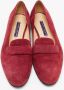 Ralph Lauren Pre-owned Suede flats Red Dames - Thumbnail 3