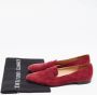 Ralph Lauren Pre-owned Suede flats Red Dames - Thumbnail 9