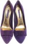 Ralph Lauren Pre-owned Suede heels Purple Dames - Thumbnail 2