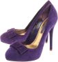 Ralph Lauren Pre-owned Suede heels Purple Dames - Thumbnail 3