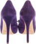 Ralph Lauren Pre-owned Suede heels Purple Dames - Thumbnail 4