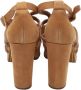 Ralph Lauren Pre-owned Suede sandals Brown Dames - Thumbnail 4