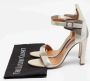 Ralph Lauren Pre-owned Suede sandals Gray Dames - Thumbnail 9