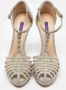 Ralph Lauren Pre-owned Suede sandals Gray Dames - Thumbnail 3