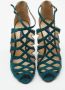 Ralph Lauren Pre-owned Suede sandals Green Dames - Thumbnail 3
