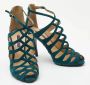Ralph Lauren Pre-owned Suede sandals Green Dames - Thumbnail 4