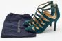 Ralph Lauren Pre-owned Suede sandals Green Dames - Thumbnail 9