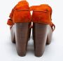 Ralph Lauren Pre-owned Suede sandals Orange Dames - Thumbnail 4