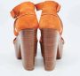 Ralph Lauren Pre-owned Suede sandals Orange Dames - Thumbnail 5