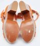 Ralph Lauren Pre-owned Suede sandals Orange Dames - Thumbnail 6