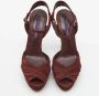 Ralph Lauren Pre-owned Suede sandals Red Dames - Thumbnail 4