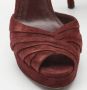 Ralph Lauren Pre-owned Suede sandals Red Dames - Thumbnail 8