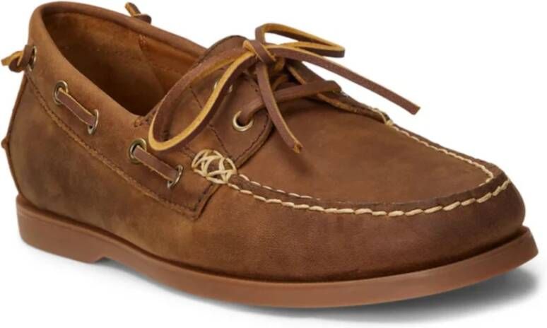 Ralph Lauren Sailor Shoes Brown Heren